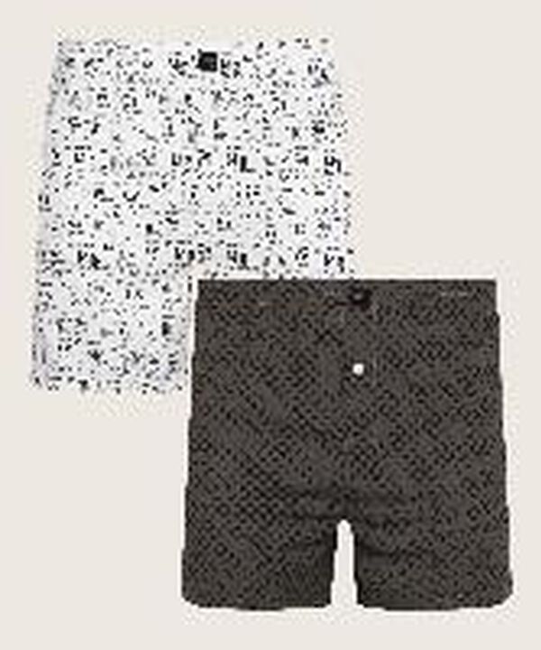 Pack x2 Pantaloncillos Estampados, Gris, hi-res