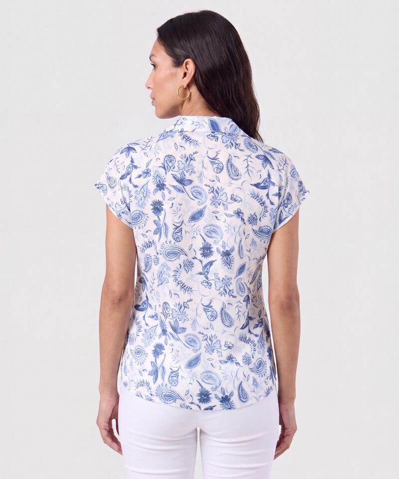 Blusa Camisera Manga Corta Para Mujer