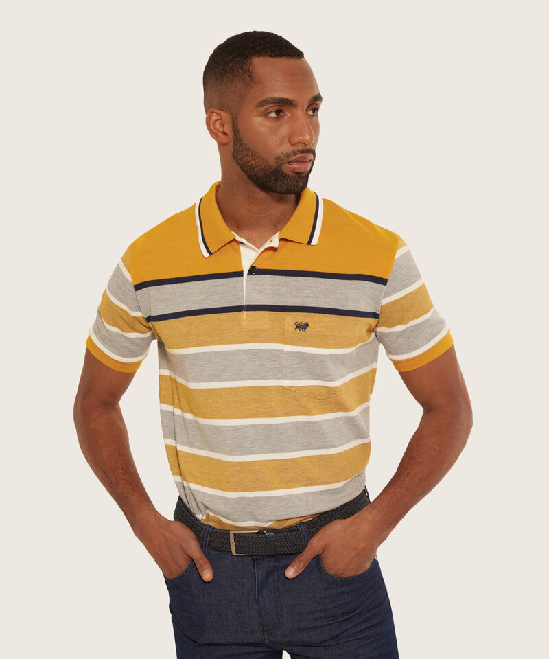 Polo Cuello Tejido  Prete&ntilde;ido Con Bolsillo