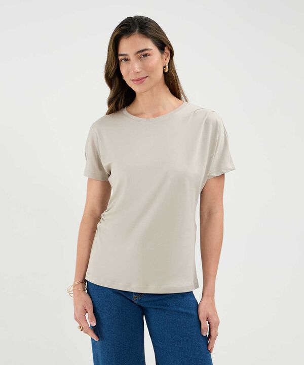 Camiseta con Recogidos image number null