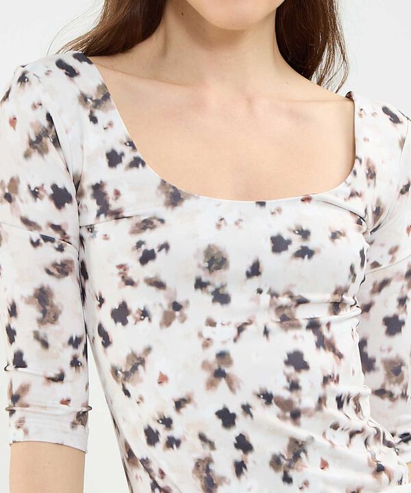 Camiseta Estampado de Manchas image number null