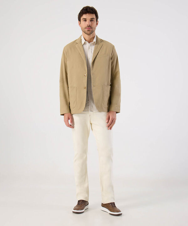 Blazer Con Bolsillos Para Hombre image number null