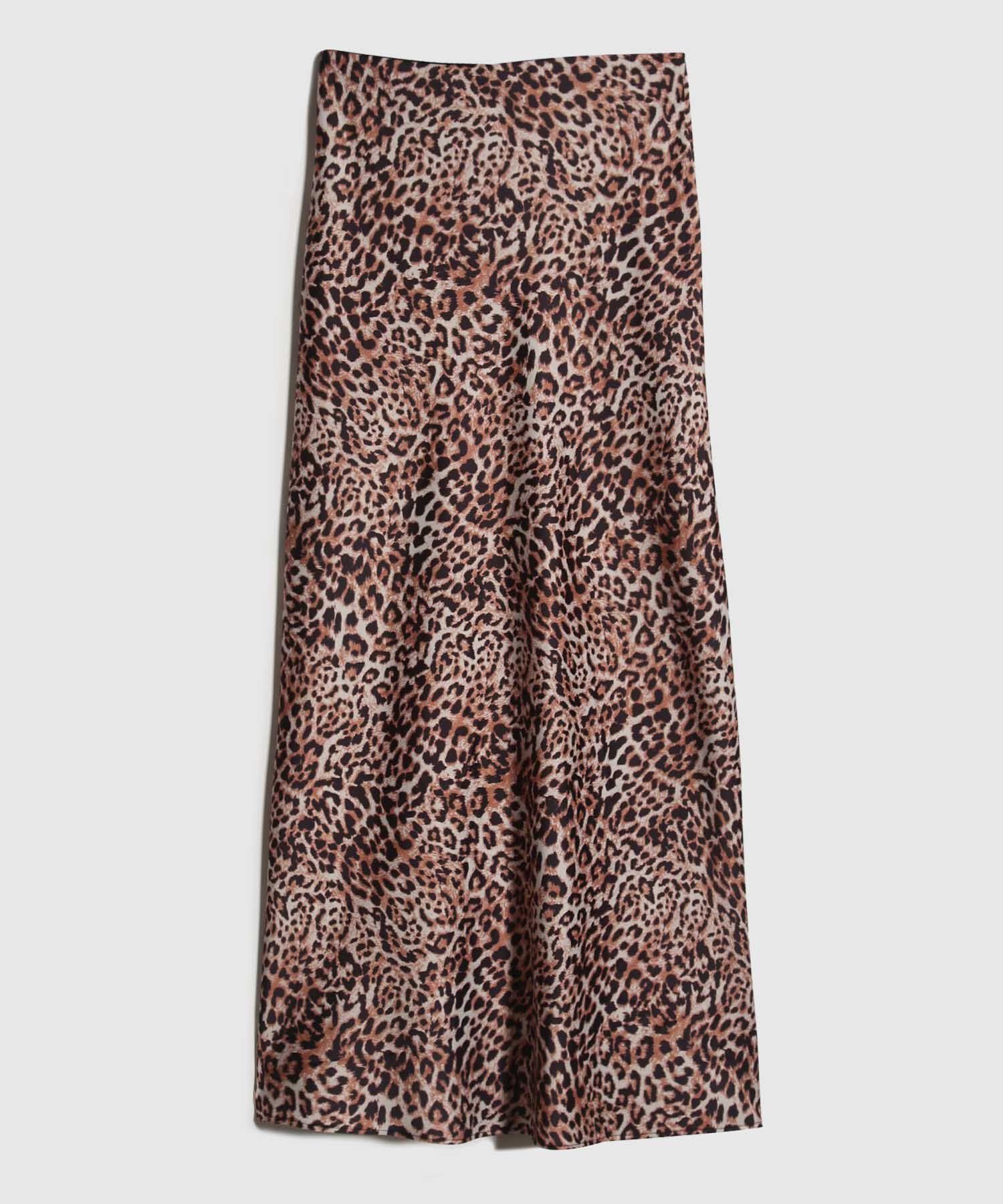 Falda Satinada Animal Print