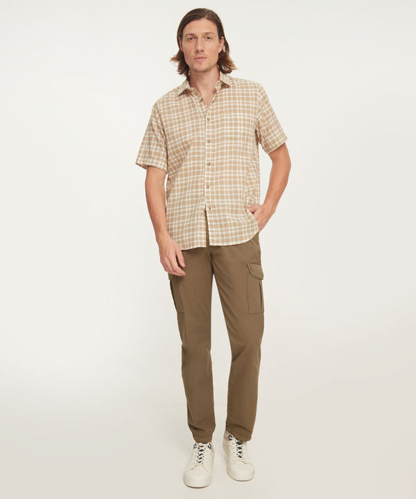 Camisa, Manga Corta Con Bolsillo image number null