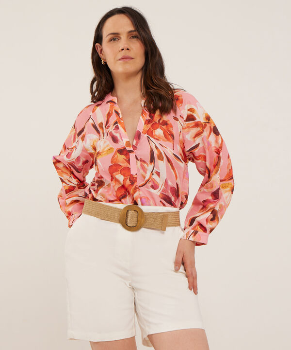 Blusa Cuello Neru Estampada image number null