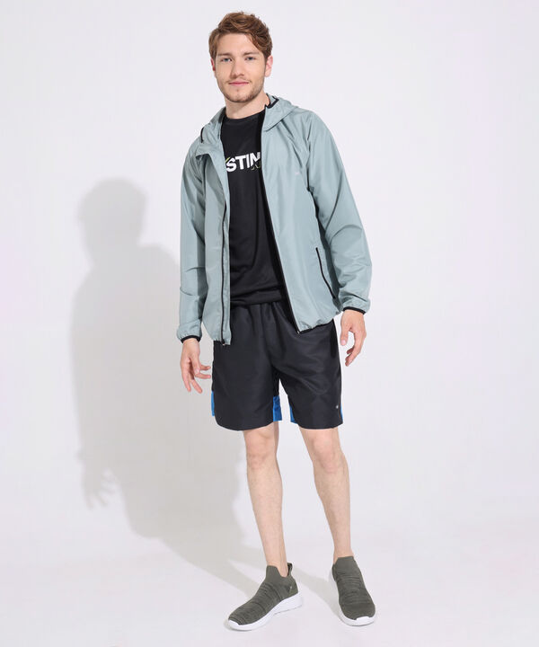 Chaqueta Deportiva Tejido Plano Unicolor, Manga Ranglan