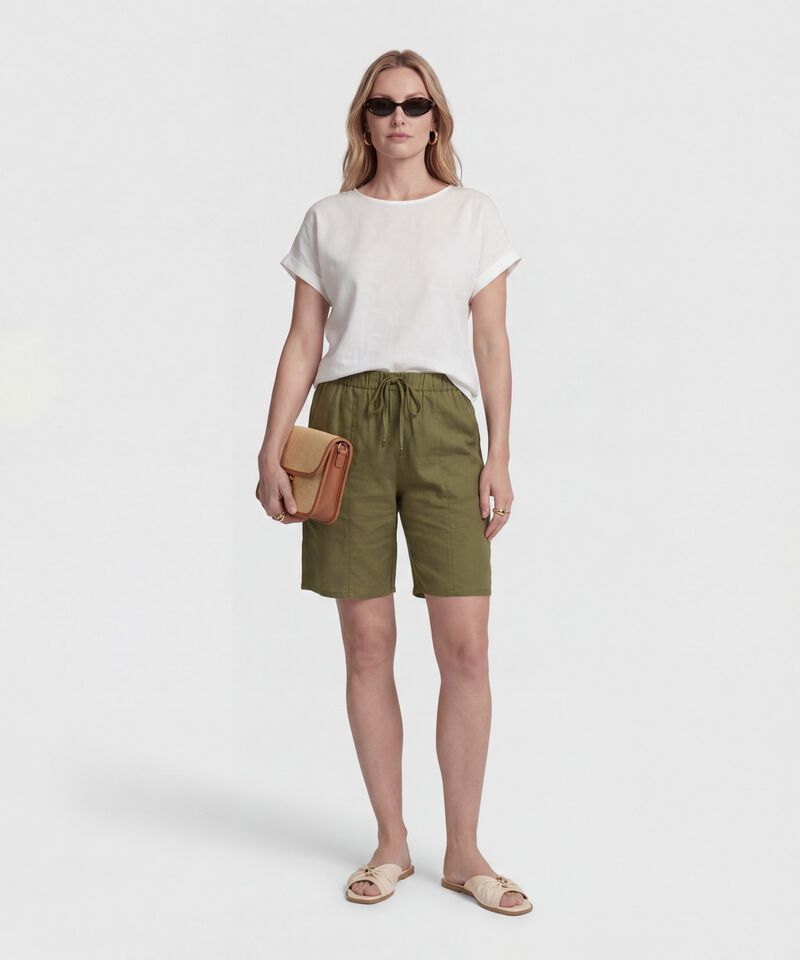 Bermuda Larga Unicolor 