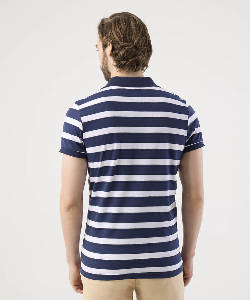 Polo Cuello Tejido Con Bolsillo Preteñida