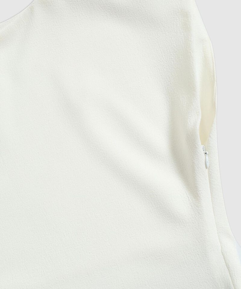 Blusa Unicolor Con Detalle Para Mujer Curvy