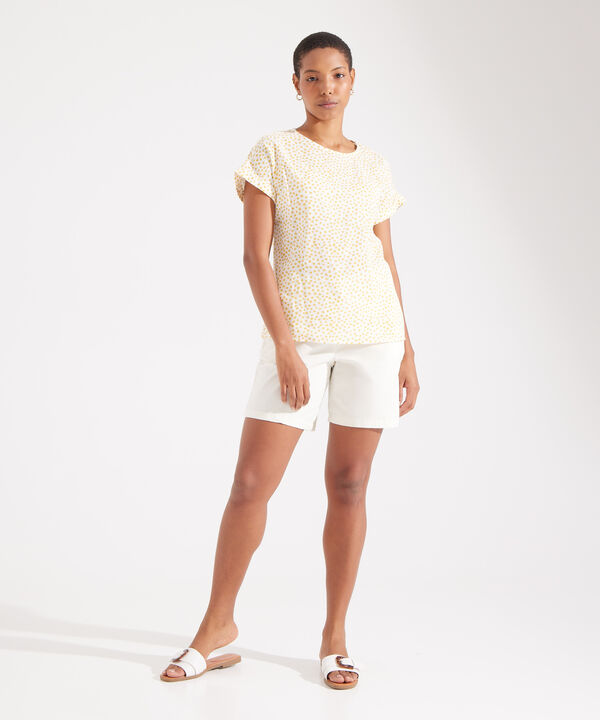 Blusa Manga Corta Estampada