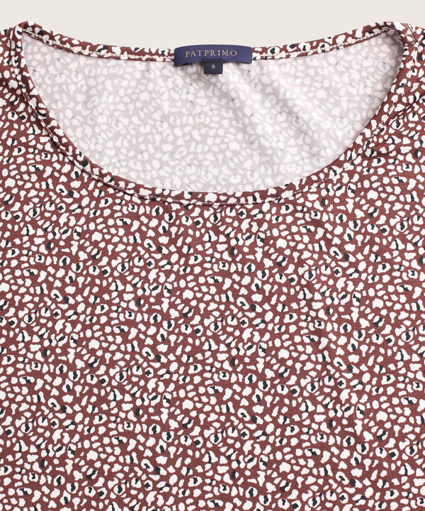 Camiseta Manga 3/4  Cuello Redondo image number null