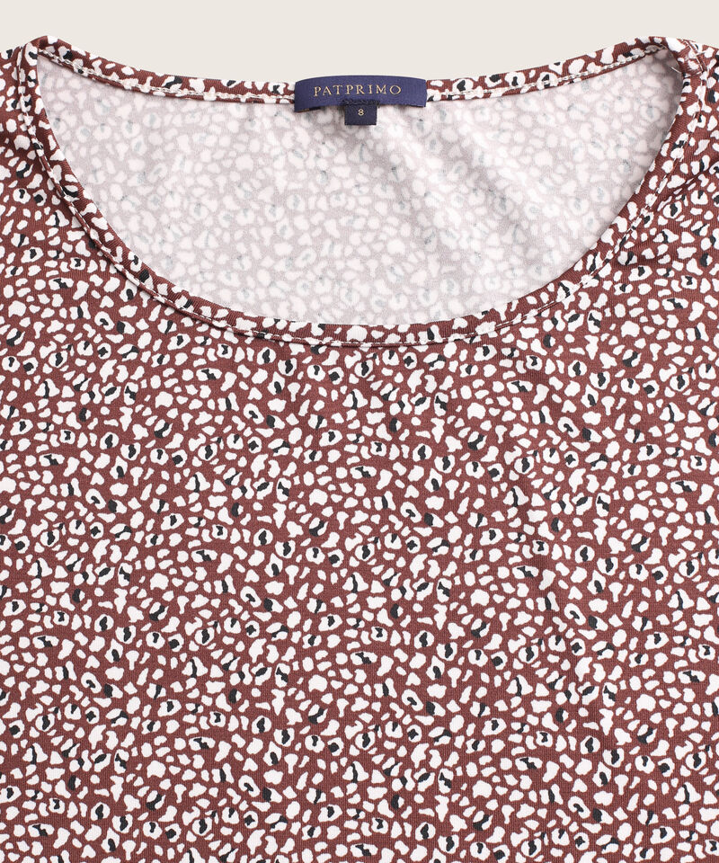 Camiseta Manga 3/4  Cuello Redondo