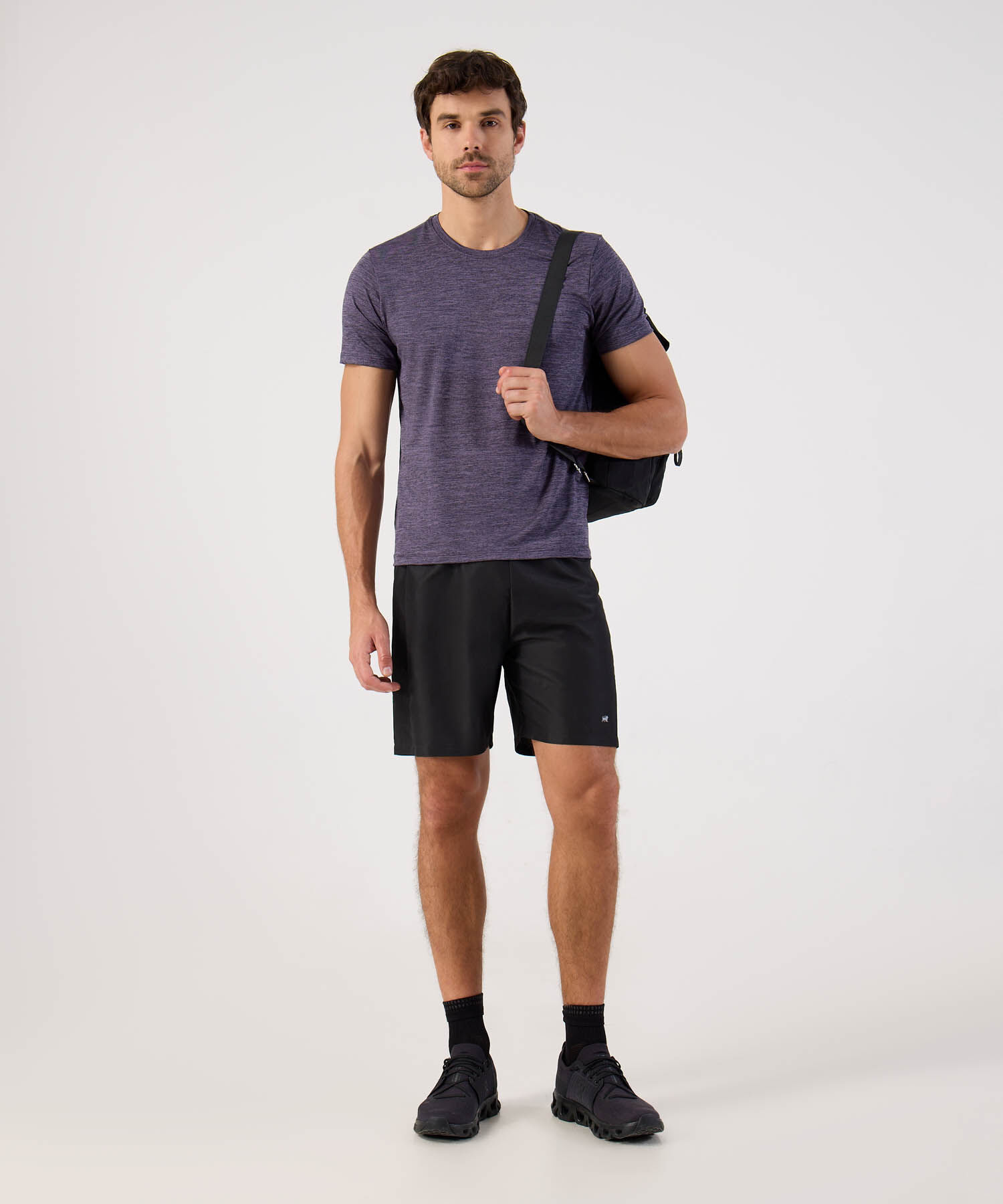 Camiseta Deportiva Jaspeada Para Hombre