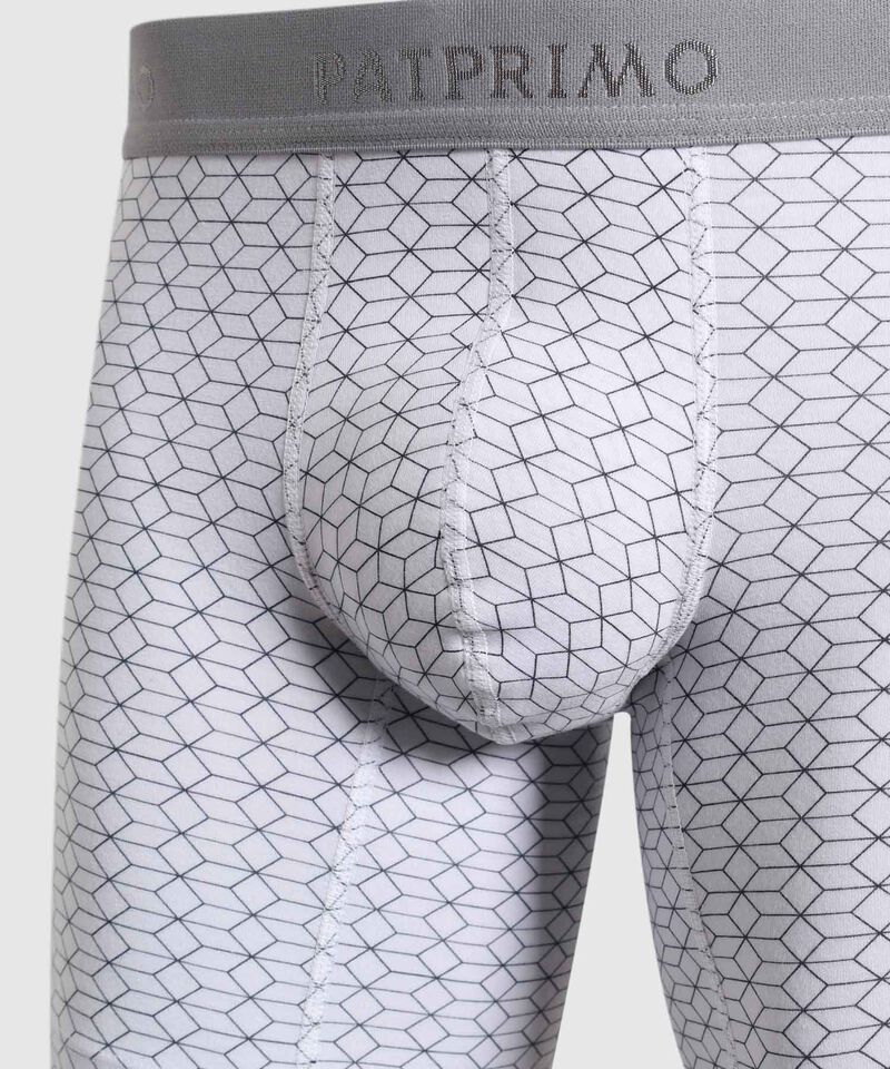 B&oacute;xer Medio Con Estampado Para Hombre