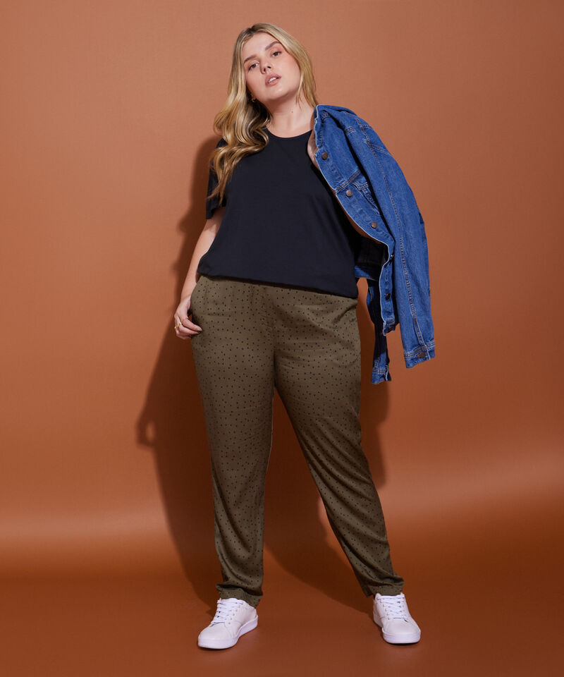 Camiseta Manga Abullonada Para Mujer Curvy