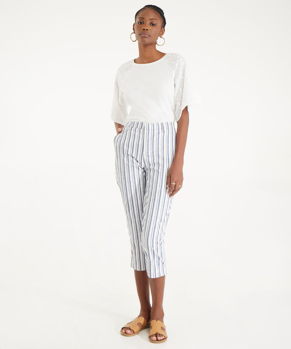 Pantalón Capri Estampado image number null