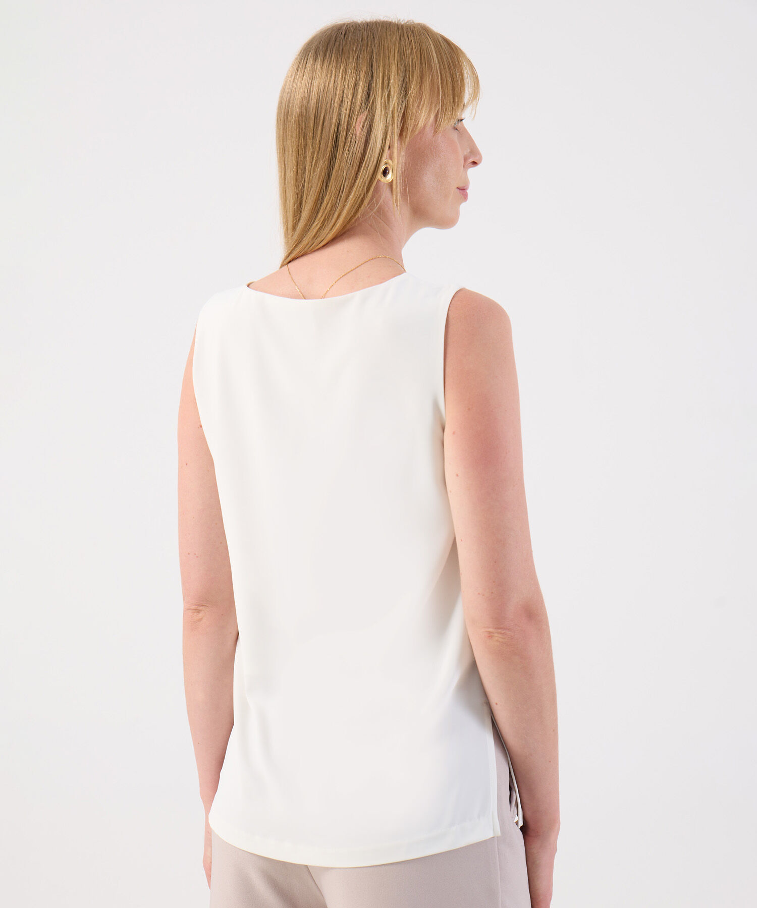 Blusa Para Mujer Escote V Sin Mangas