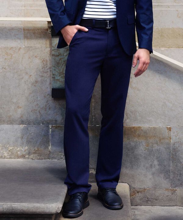 Pantal&oacute;n Unicolor Para Hombre
