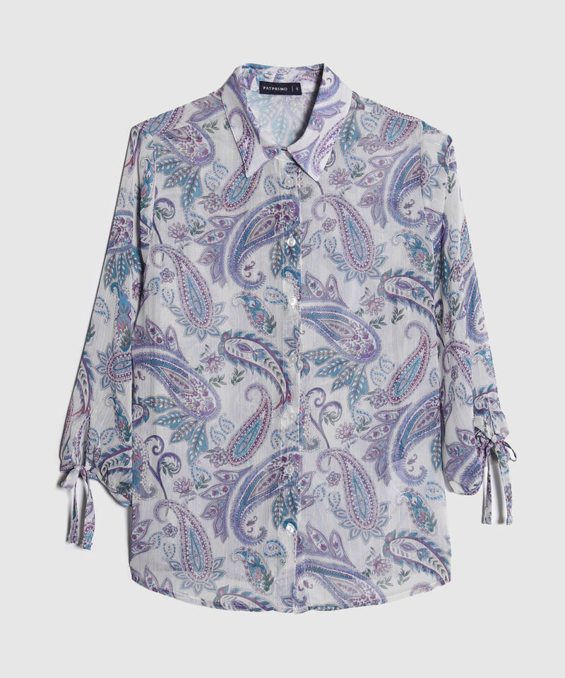 Camisa Mangas 3/4 Estampada