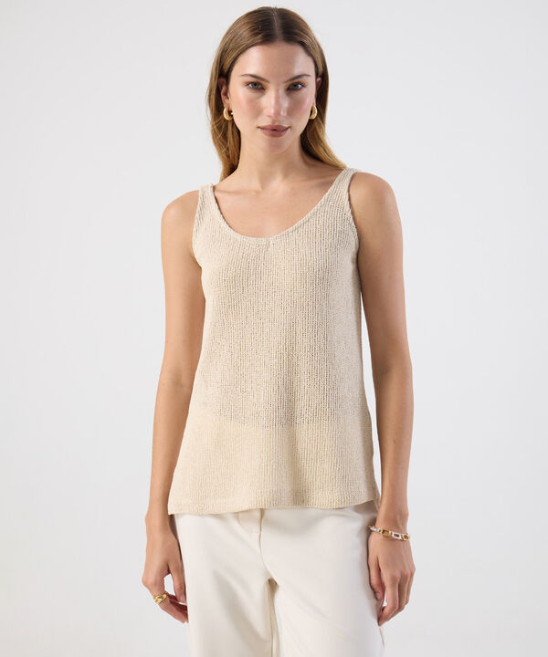 Camiseta De Punto Para Mujer image number null