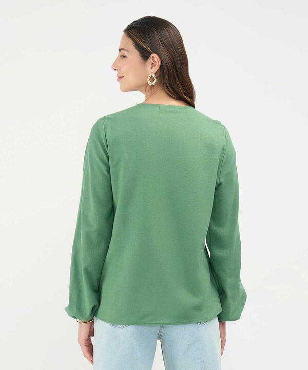 Blusa Bordado Botánico