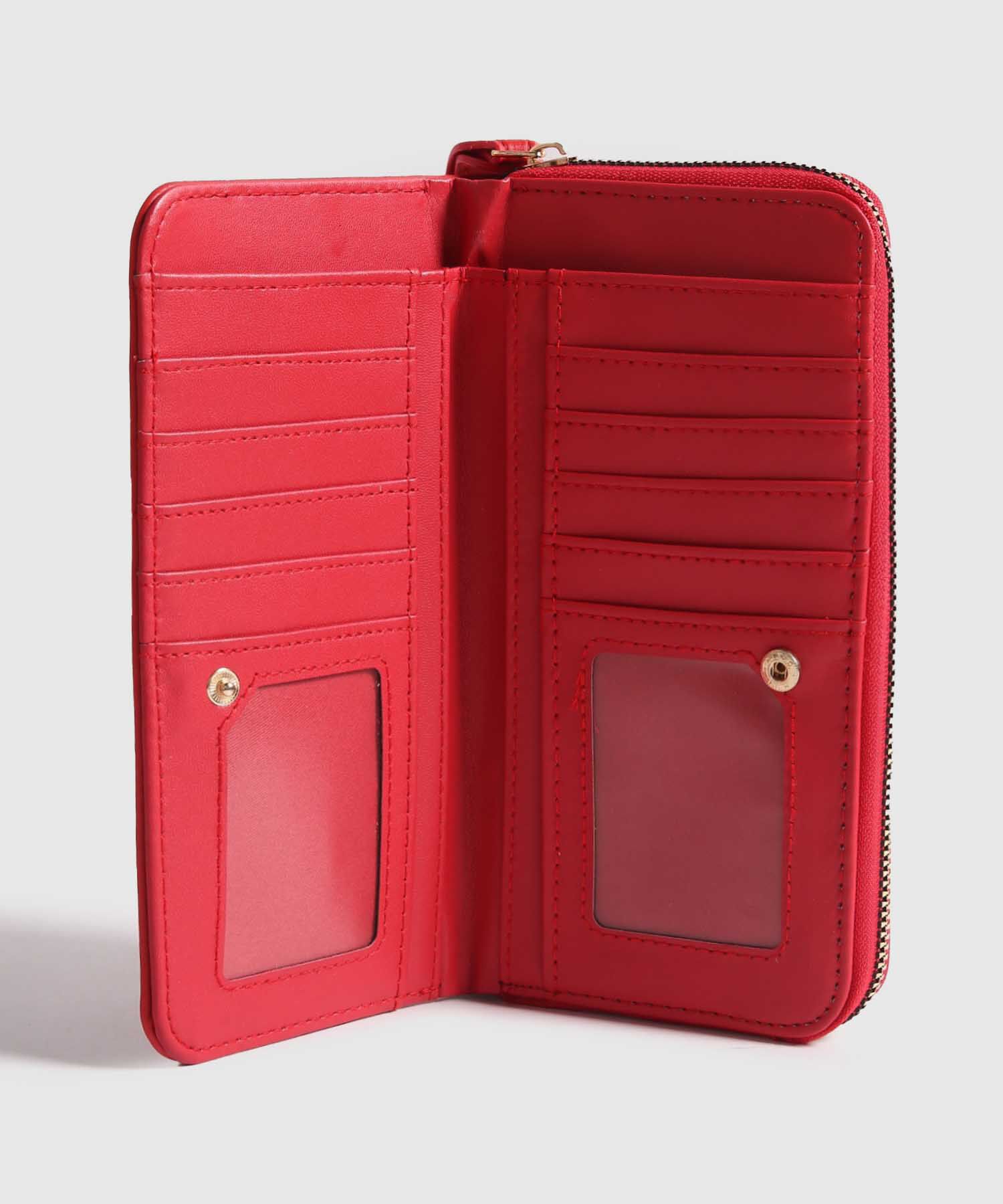 Billetera Rectangular en Efecto Cuero