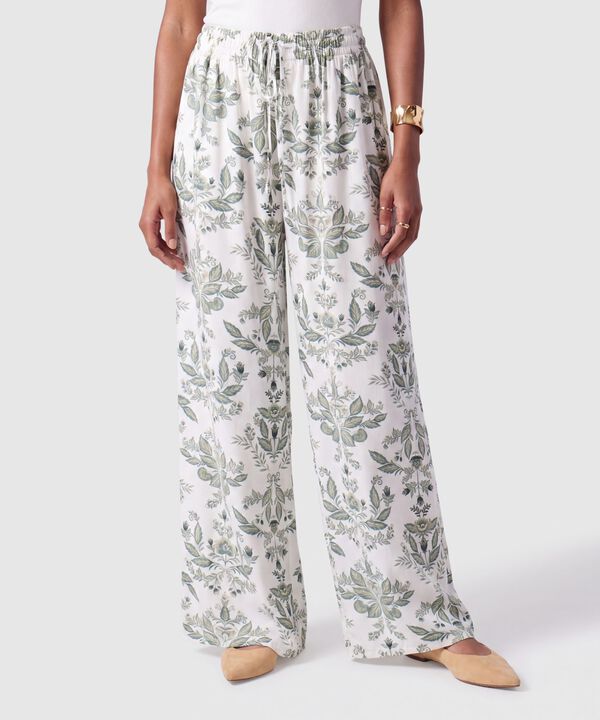 Pantal&oacute;n Fluido Con Cord&oacute;n Para Mujer