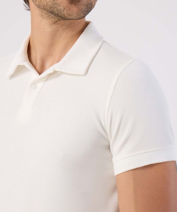 Polo En Tejido Acanalado Para Hombre image number null