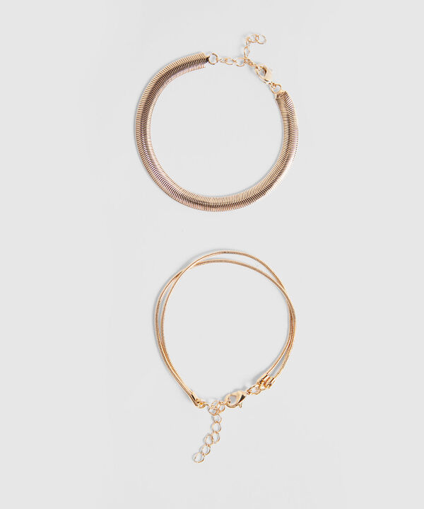 Set x 2 Pulseras Doradas image number null