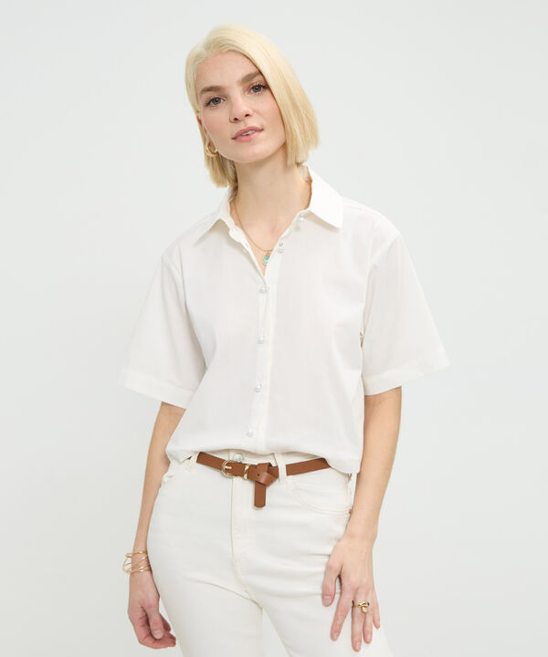 Camisa Unicolor Boxy image number null