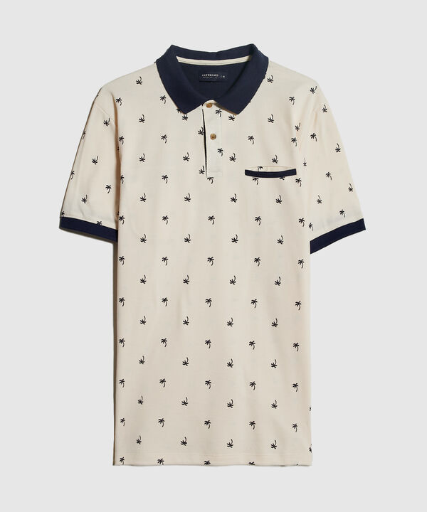 Polo Estampada de Palmeras