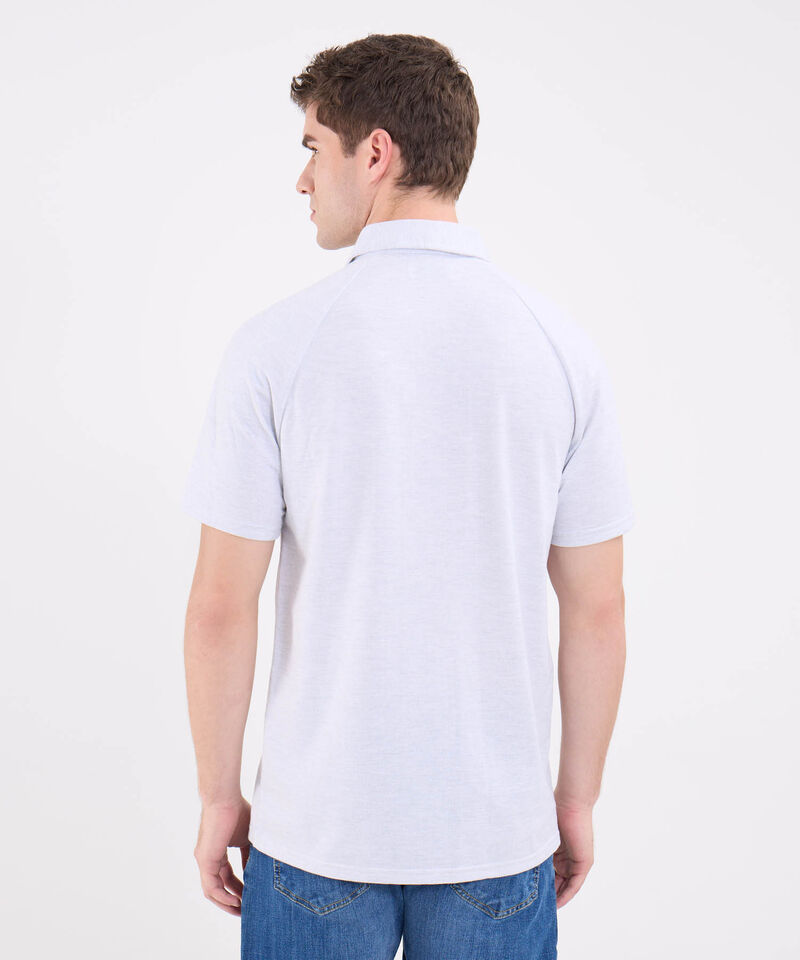 Polo Unicolor Con Bolsillo