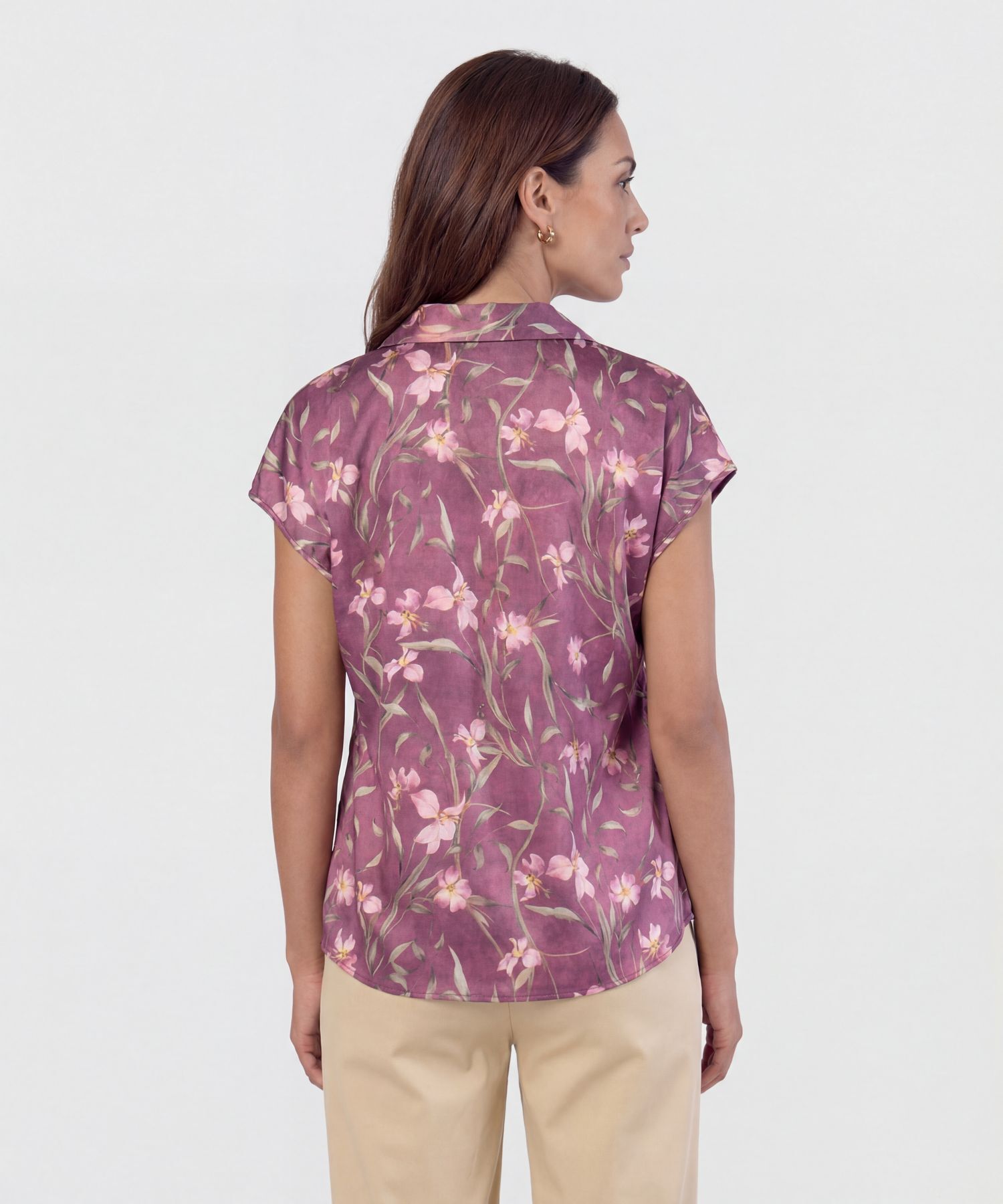 Blusa Manga Corta Estampada 