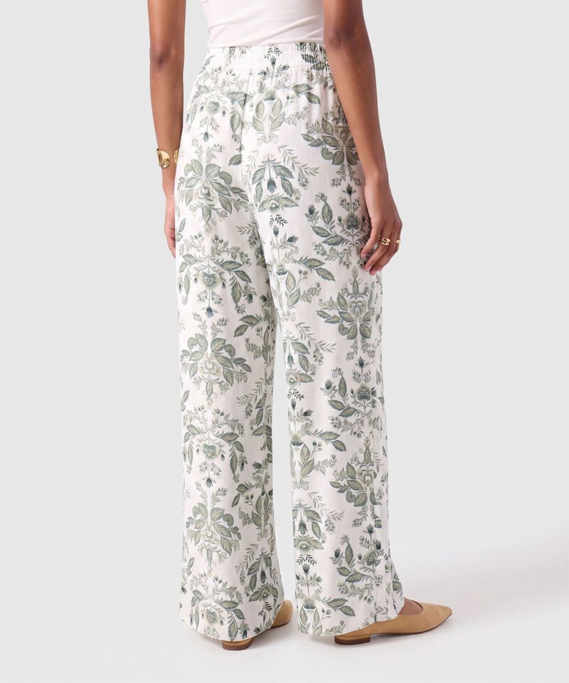 Pantal&oacute;n Fluido Con Cord&oacute;n Para Mujer