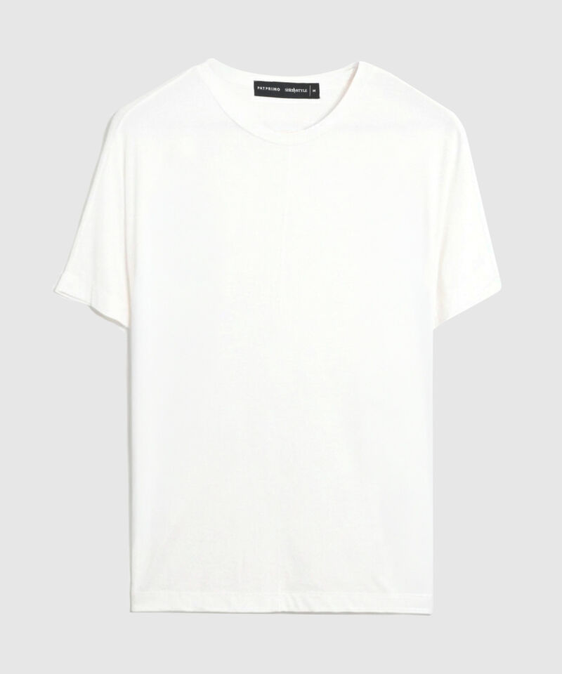 Camiseta Cuello Redondo Para Mujer