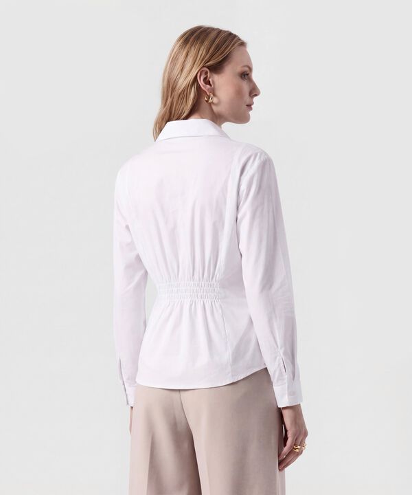 Camisa Ajustada Con Pinzas Para Mujer