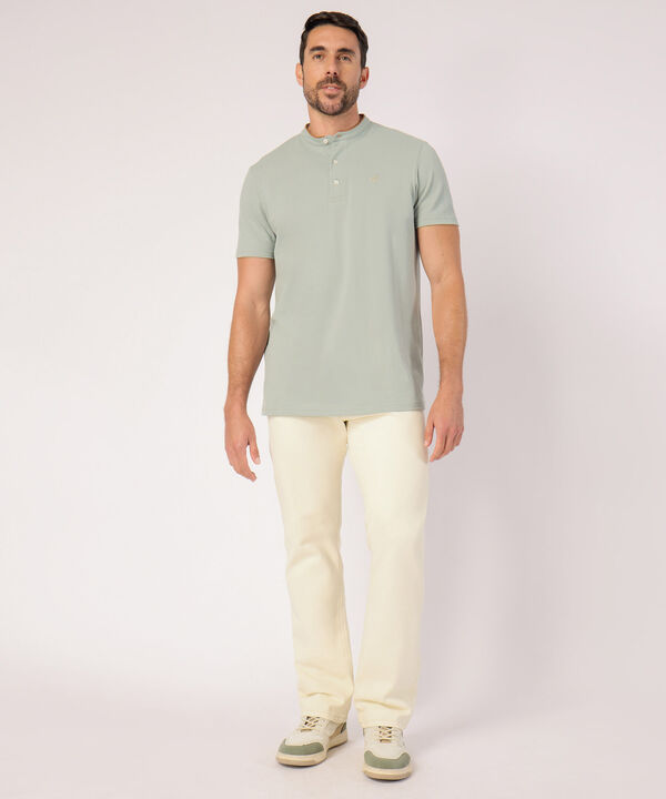 Polo Unicolor Cuello Mao  image number null