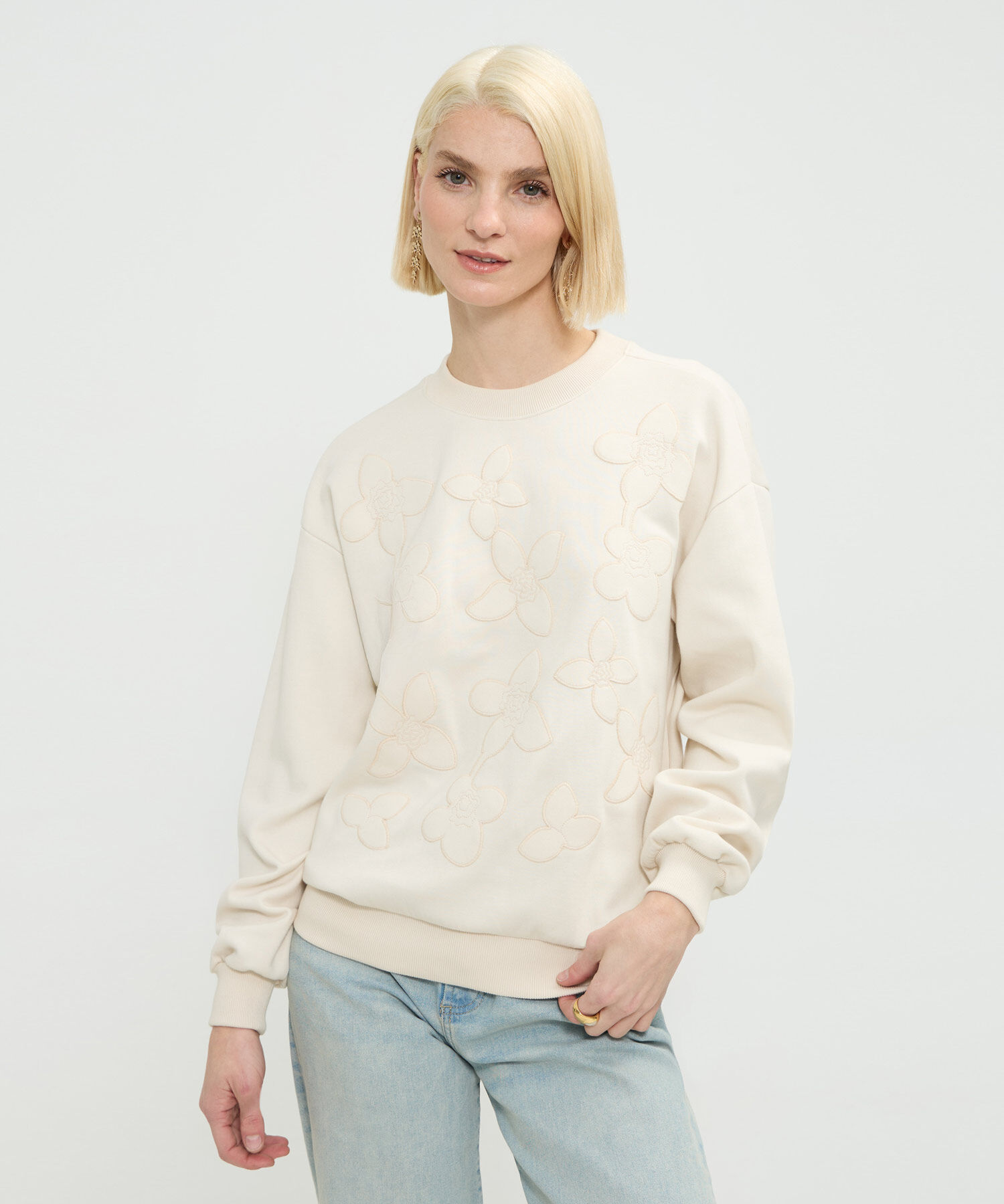 Buzo Bordado Floral