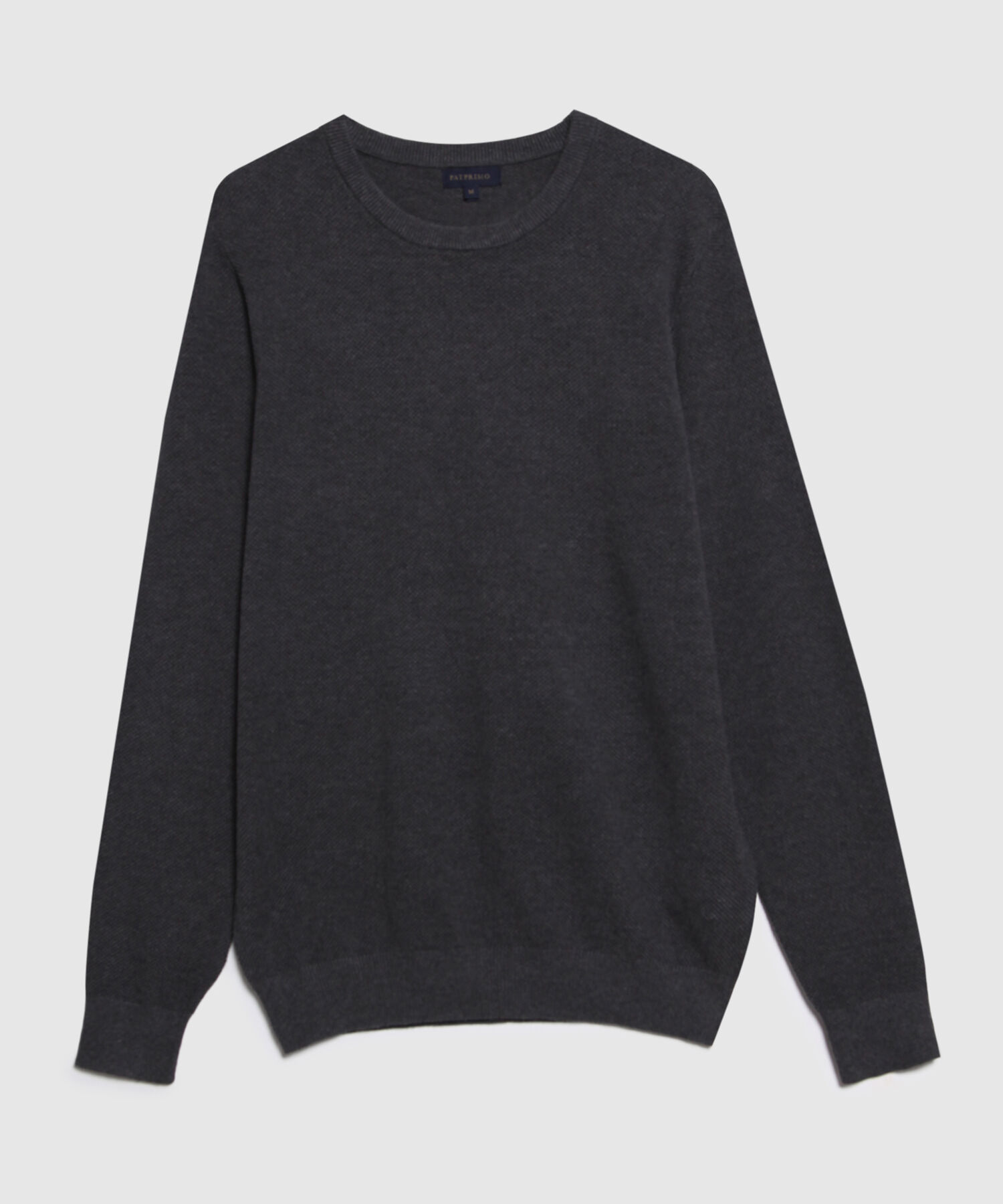 Saco Cuello Redondo Con Coderas