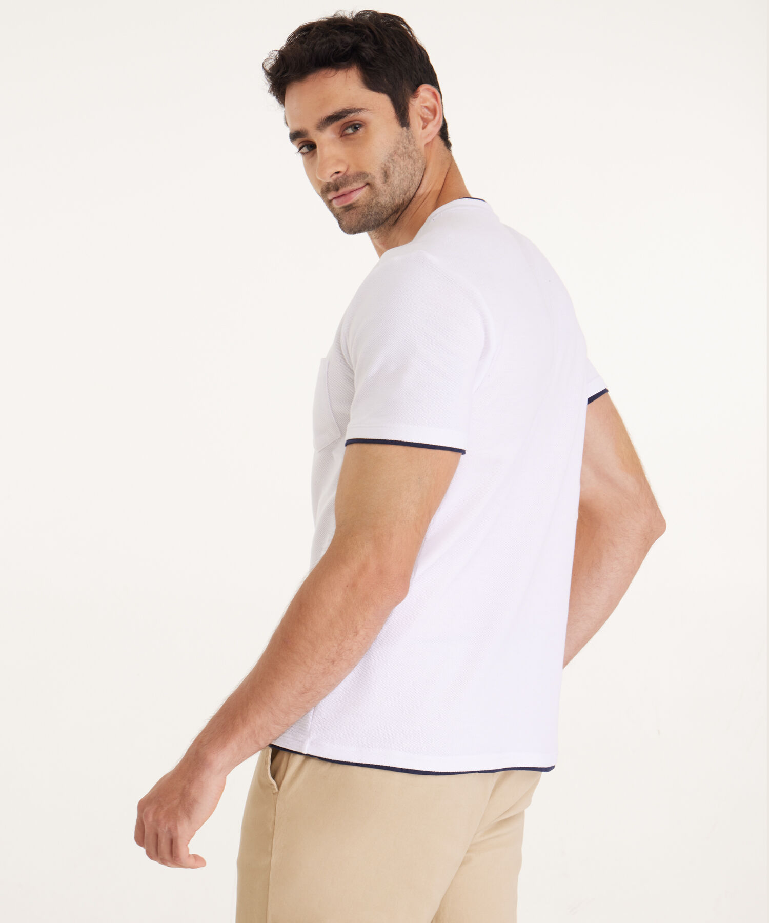 Camiseta Cuello Redondo Unicolor