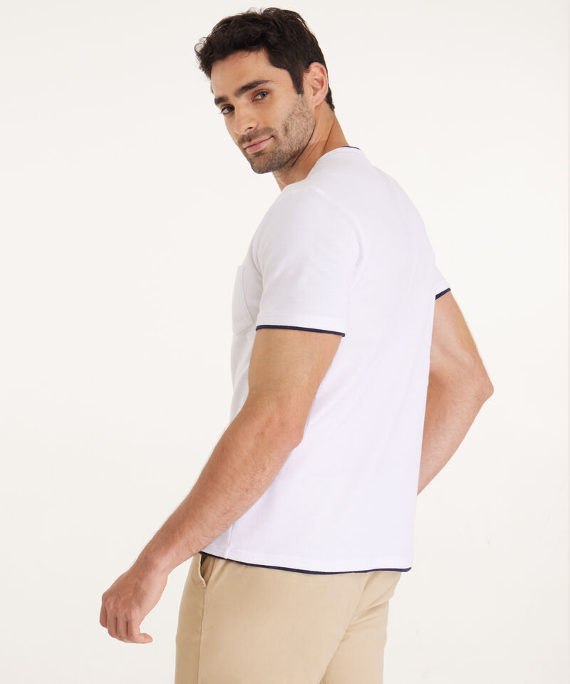 Camiseta Cuello Redondo Unicolor