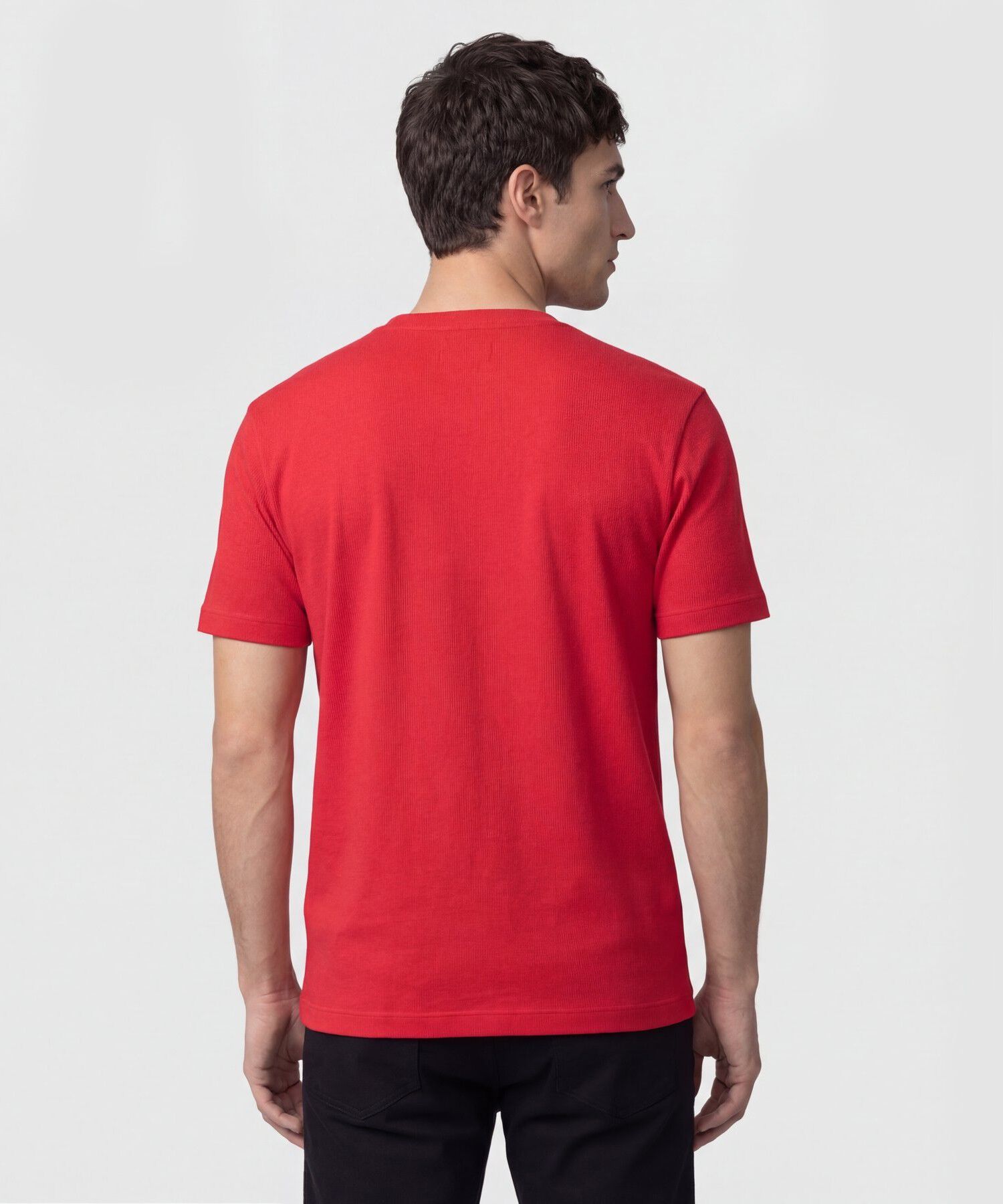 Camiseta Regular Fit Unicolor Para Hombre