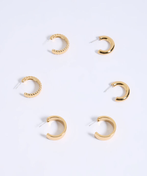 Aretes Set X 3 Pares Ref, Kf241-0772-1