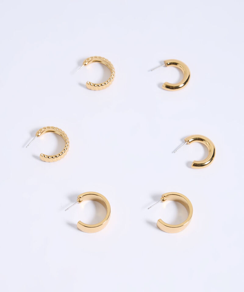 Aretes Set X 3 Pares Ref, Kf241-0772-1