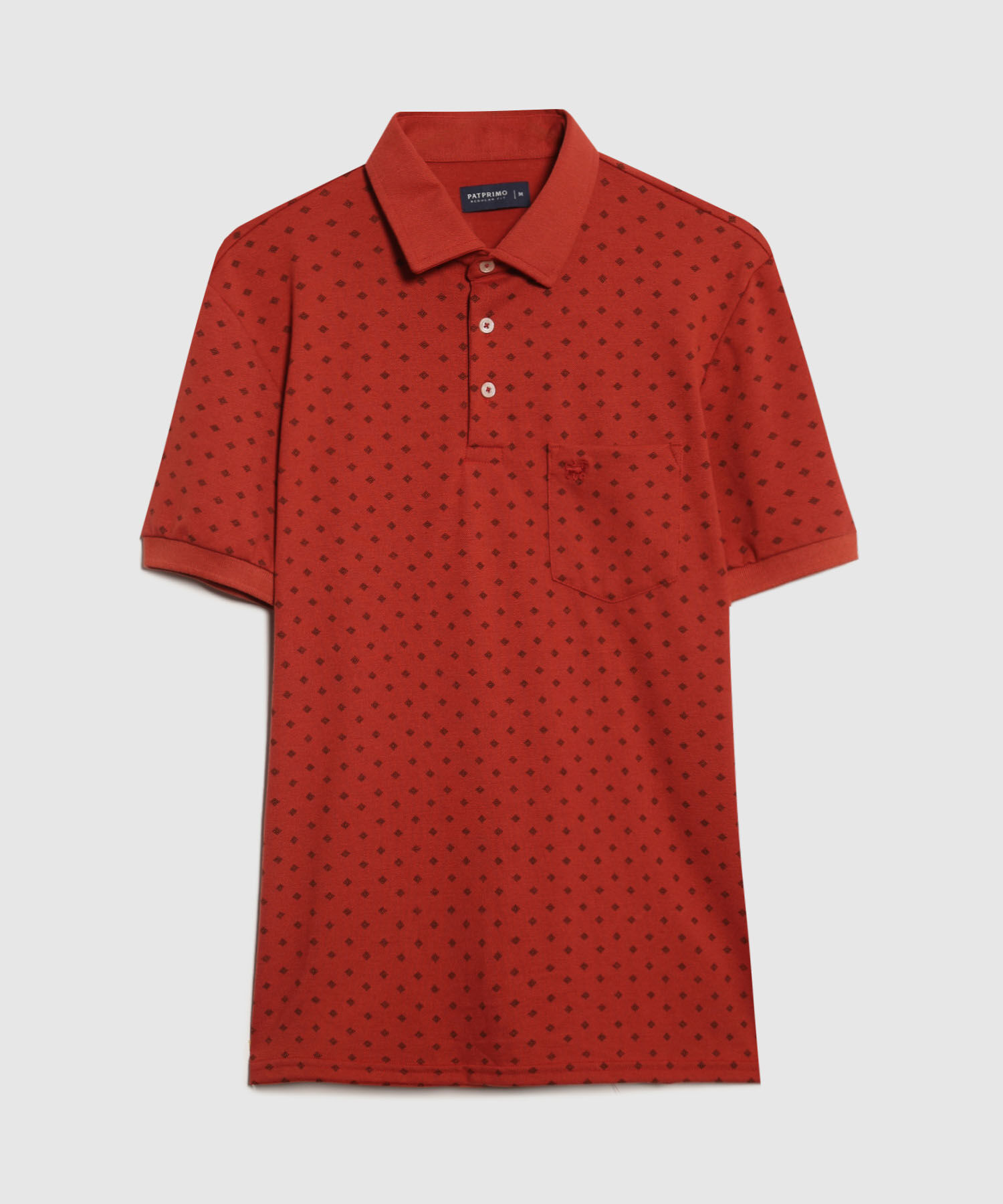 Polo Estampado de Rombos