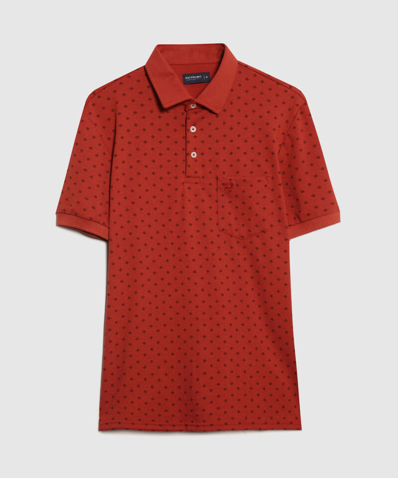 Polo Estampado de Rombos