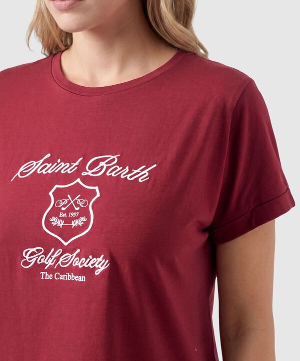 Camiseta Estampada Manga Corta Para Mujer