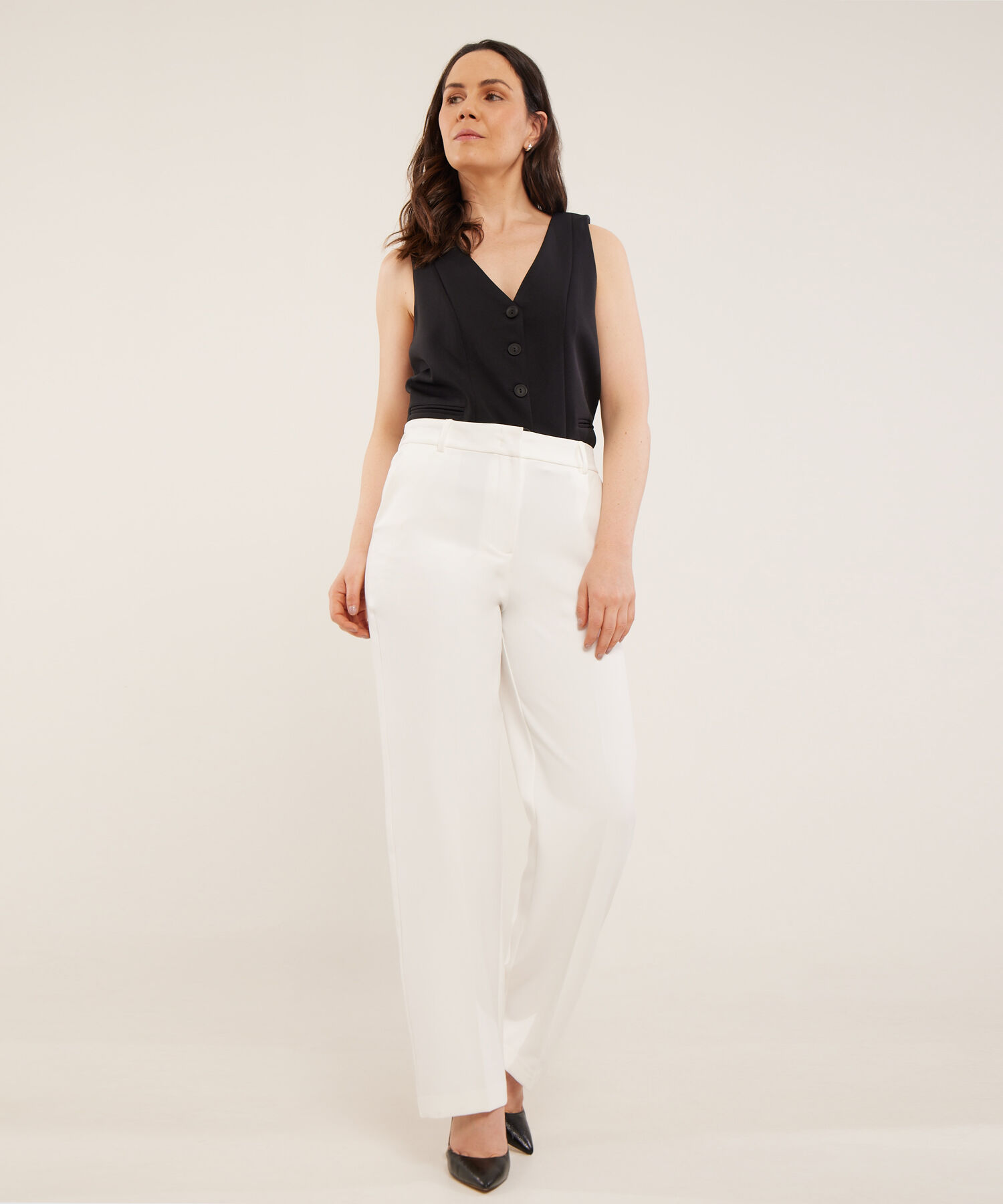 Pantalones de mujer pretina ancha outlet