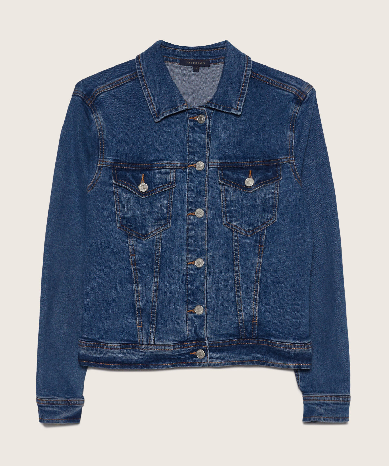 Chaqueta Trucker Tono Medio