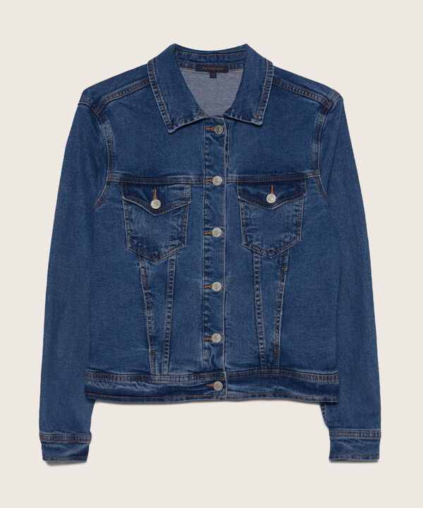 Chaqueta Trucker Tono Medio